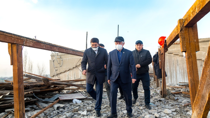 разрушения Тараз Сапарбаев