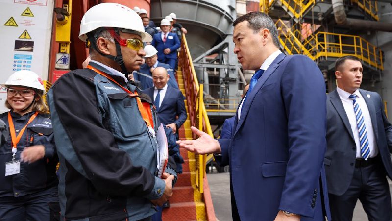 Алихан Смаилов, Биджу Наир производство встреча АрселорМиттал Темиртау