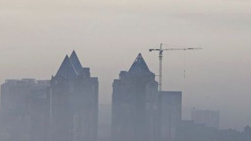 смог, дым Повышенное загрязнение воздуха прогнозируют в пяти городах Казахстана