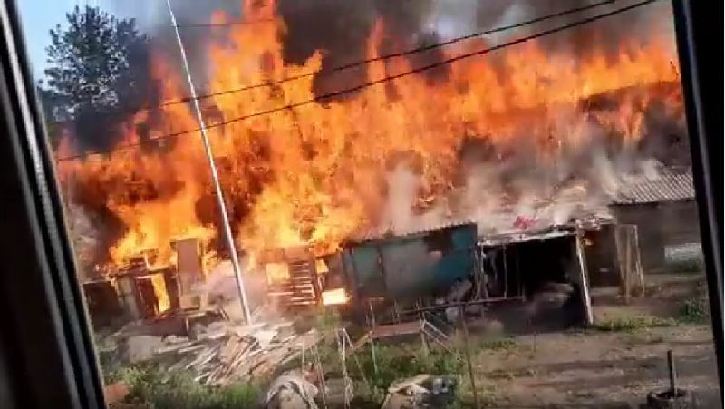 пожар пожар в Караганде