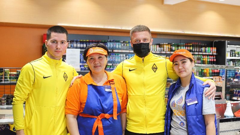 Заправка Футболисты
