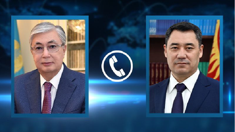 токаев и жапаров токаев, жапаров, телефонный разговор, кыргызстан, визит, май