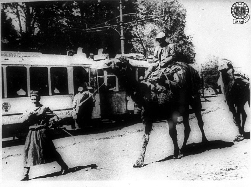Трамвай и верблюд, деревянная часовня - уникальные фотоснимки старой Алма-Аты