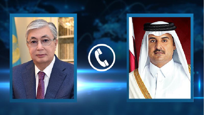 Касым-Жомарт Токаев, Тамим бен Хамад Аль Тани Президент Казахстана, шейх Катара