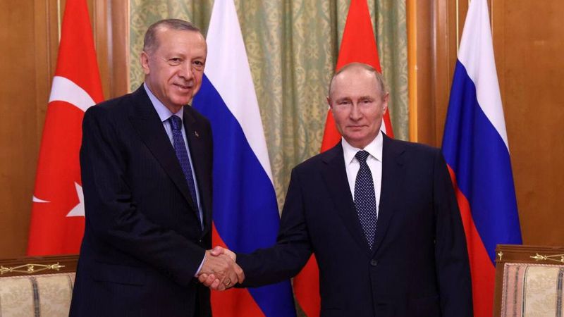 Российский президент Владимир Путин поздравил Эрдогана с победой