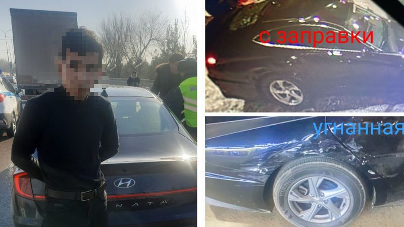 Угнанный в Алматы авто найден в Шымкенте