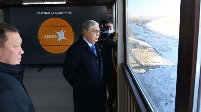 Тоқаев Қостанай облысында тау-кен орнында болды Жұмыс сапары