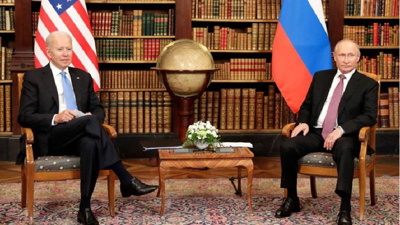 Владимир Путин, Джо Байден АҚШ пен Ресей