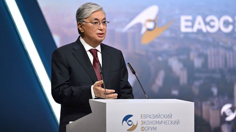 Президент Казахстана Касым-Жомарт Токаев Экономическая интеграция в ЕАЭС – это не самоцель