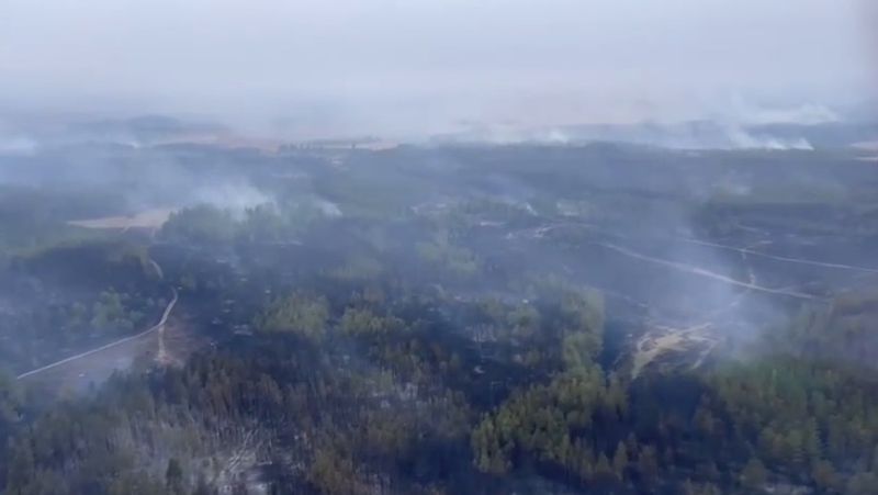Пожары в Костанайской области: приехавшие из других регионов спасатели возвращаются домой