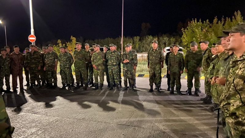 Пожар в Костанайской области