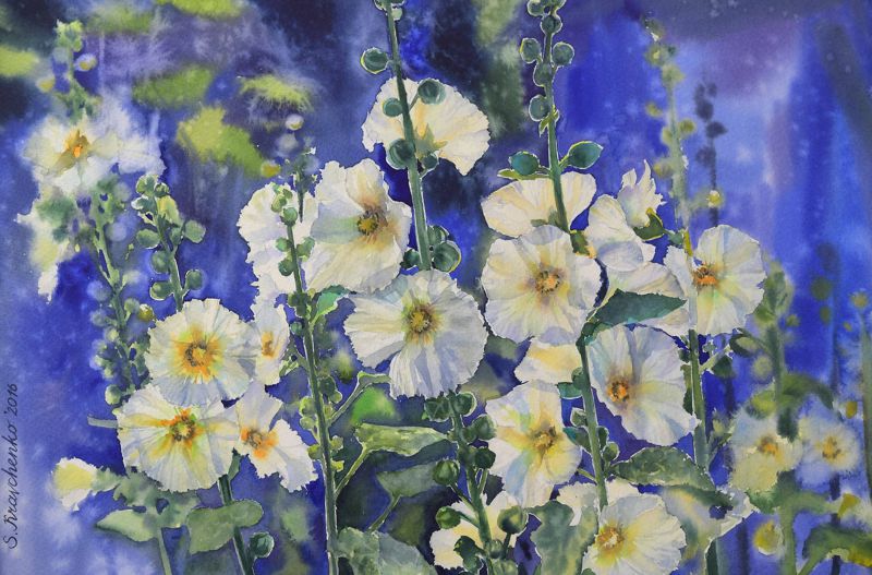 представила павлодарский акварелист Светлана Кравченко