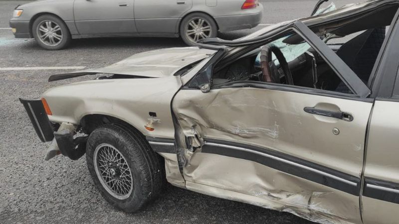 Стало плохо за рулем:  водитель спровоцировал аварию в Алматы 