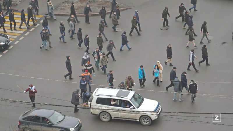 Беспорядки в Алматы 