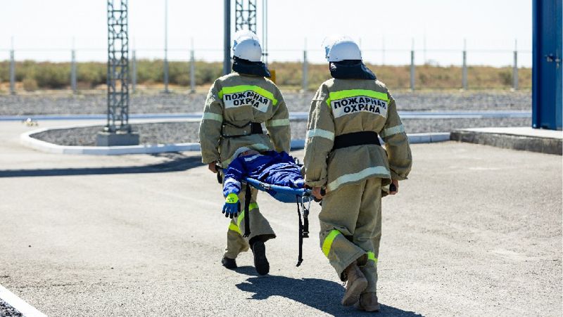 В Кызылординской области провели учения по ликвидации аварии на газопроводе