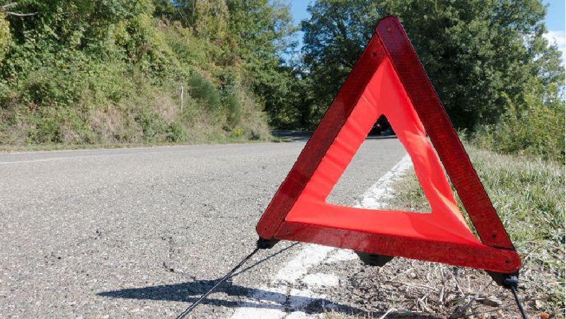 Жол белгісі Алматы облысы, Жандосов ауылы, автобус, жол апаты