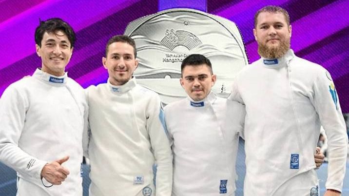 Күміс Бұл Қазақстан құрамасы үшін осы Азия ойындарындағы төртінші күміс және семсерлесуден үшінші медаль жиынтығы. Кеше семсерлесушілер командалық жарыста қола жүлдені жеңіп алды. Бір күн бұрын шпападан семсерлесуші Эльмир Әлімжанов жеке сында үшінші болды.
