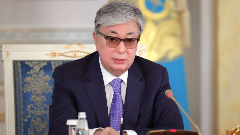 Президента Казахстана поздравили с Новым годом