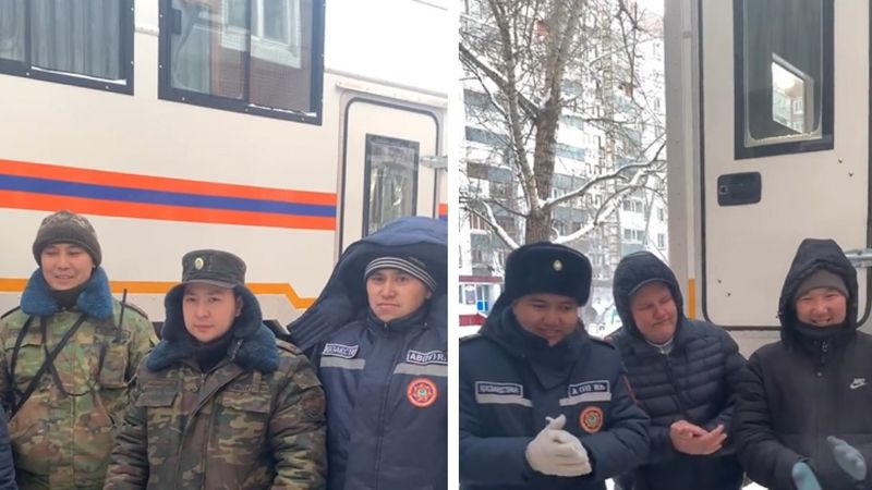 сотрудники ДЧС Жительница Экибастуза поблагодарила за помощь сотрудников ДЧС
