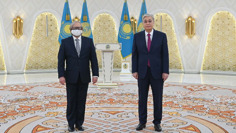 касым-жомарт токаев, послы, встреча, январь, события