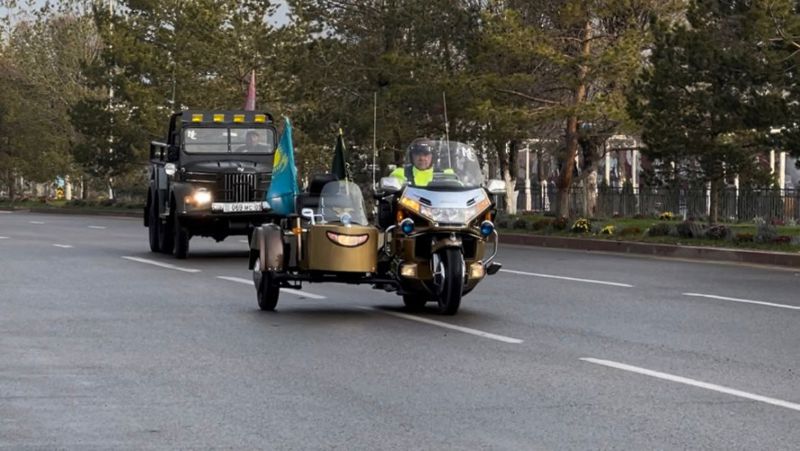 Автопробег прошел в Конаеве