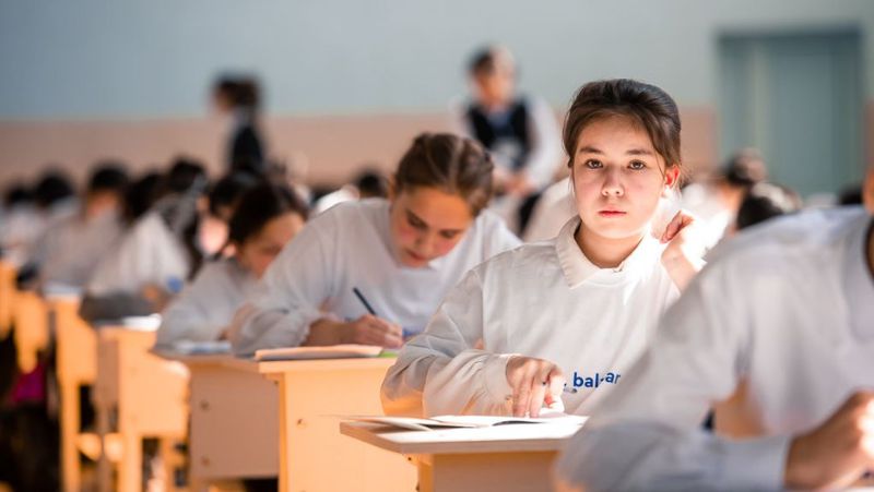 Ученики сельских школ Частная олимпиада Казахстана