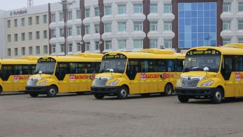16 школьных автобусов переданы Управлению образования Акмолинской области 