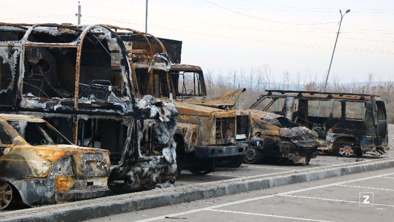 сожжённые машины сожжённые машины