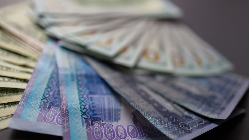 доллары и тенге курсы валют