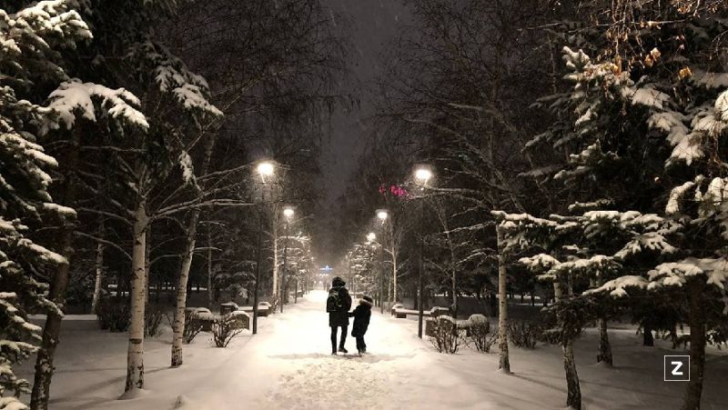 снег, зима, нур-султан снег, нур-султан