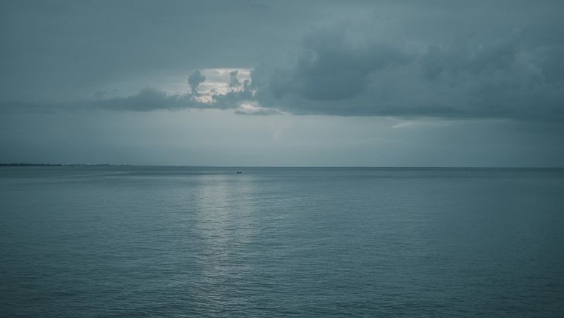 море, океан непогода, горизонт