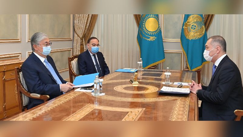 Токаев и Нурышев Акорда, Токаев, Нурышев, встреча
