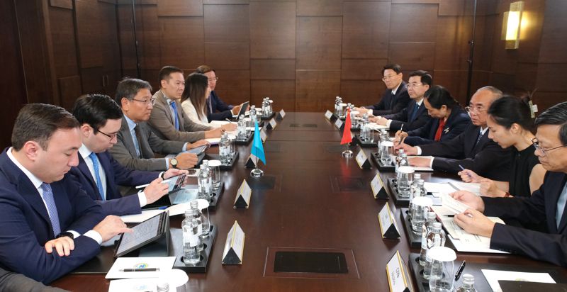 Аким Алматы и секретарь коммунистической партии китайской провинции Шаньдун договорились о сотрудничестве