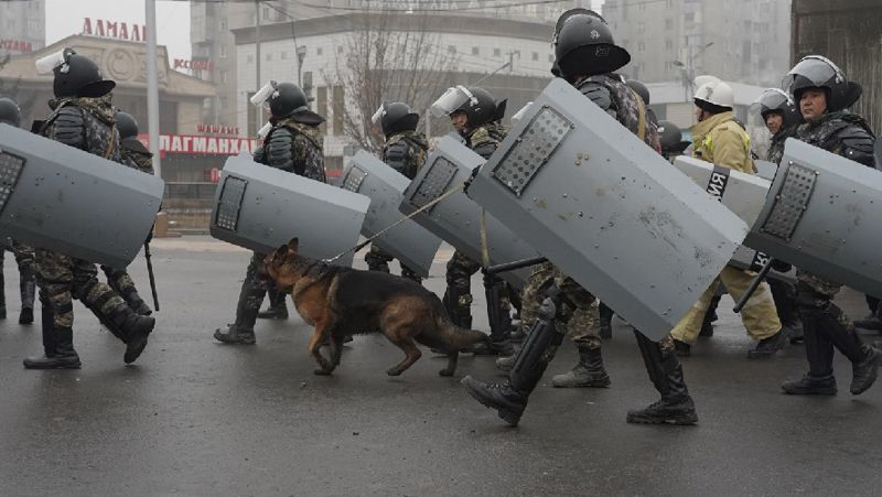беспорядки в Алматы