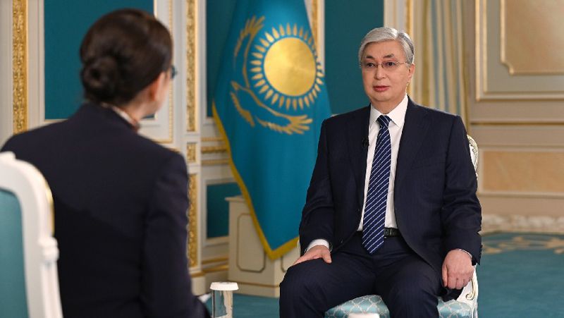 Касым-Жомарт Токаев Президент, Глава государства, интервью, январские события