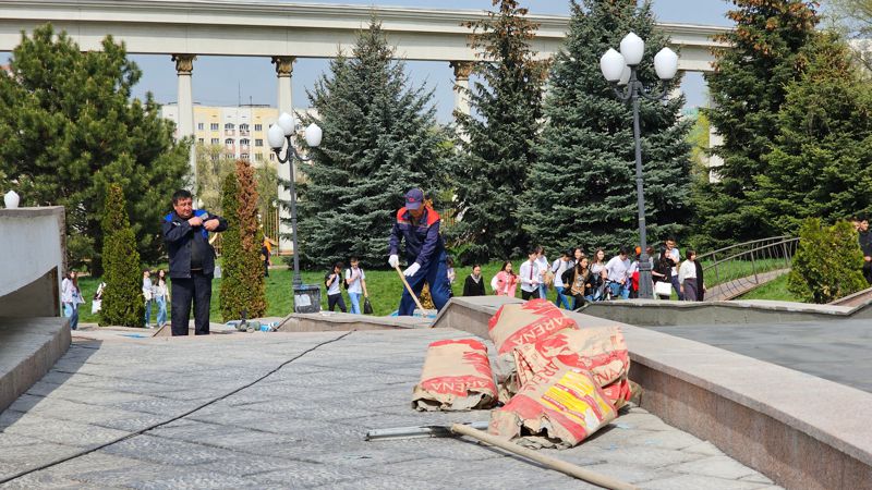 фонтаны в Алматы, реконструкция фонтанов