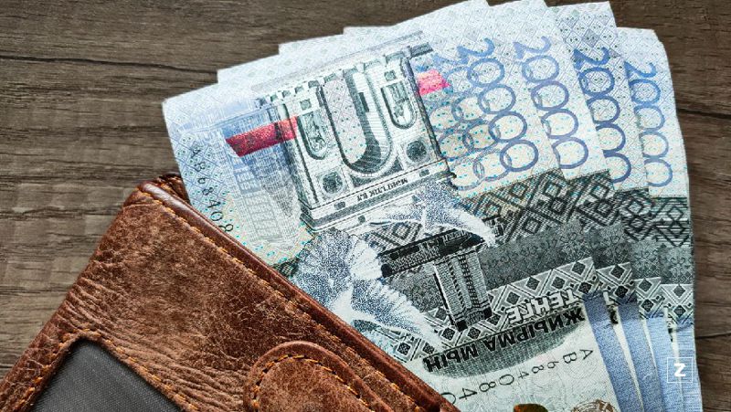 тенге в портмоне зарплата, социальная сфера