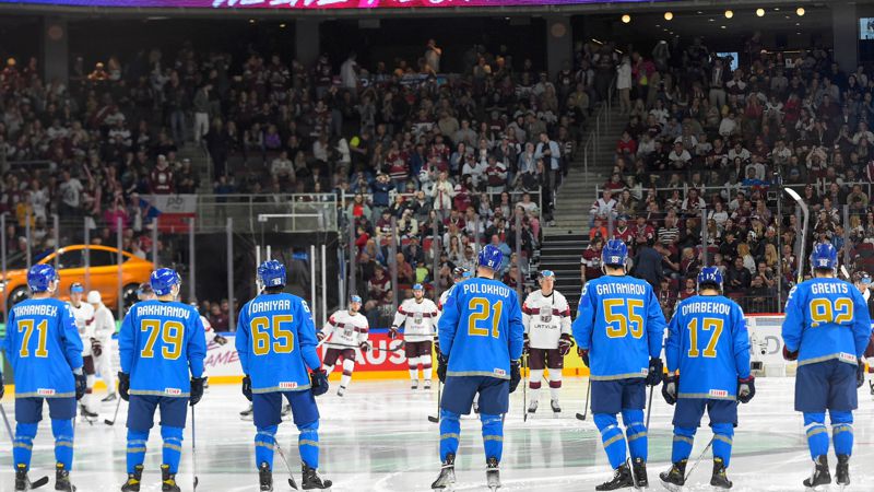ЧМ-2023 по хоккею: Названы лучшие игроки матча Казахстан – Латвия