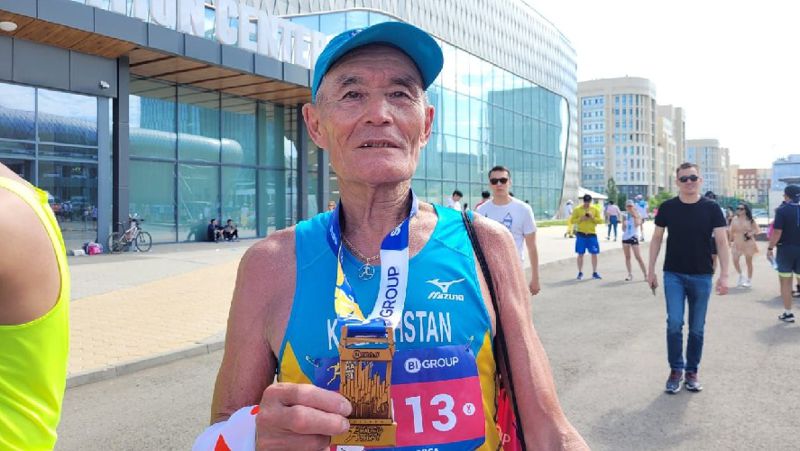 75-летний марафонец Нур-Султан