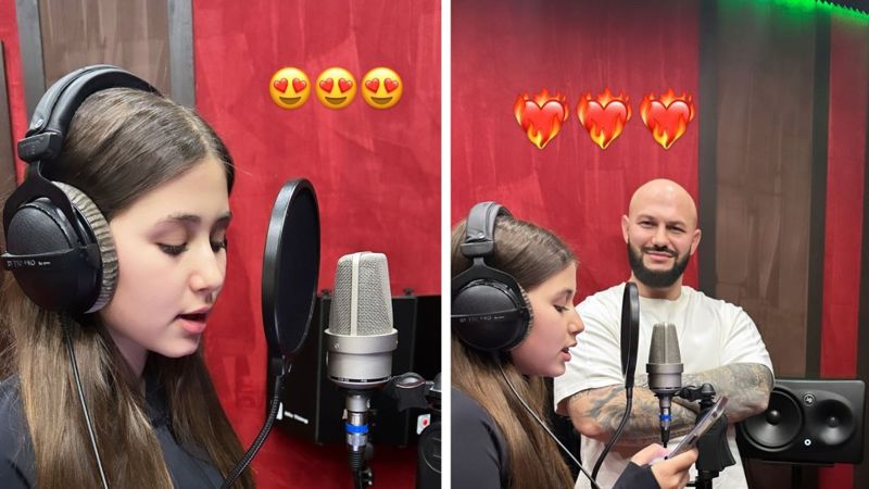 11-летняя дочь Джигана и Самойловой записала первую песню