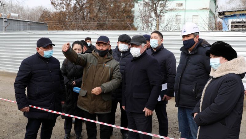 Бердибек Сапарбаев Аким Жамбылской области в Кордайском районе