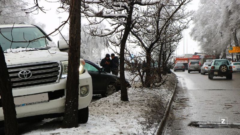 аварии гололед