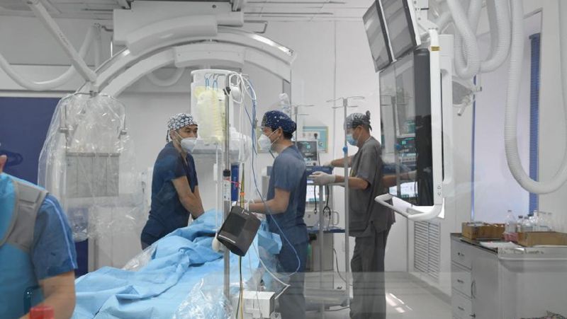 Современную операционную открыли на базе шымкентской больницы в канун Дня Конституции