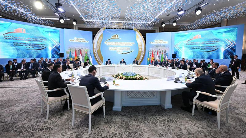 Түркістан декларациясы қабылданды Орта Азия мемлекеттерінің бірінші парламентаралық форумы