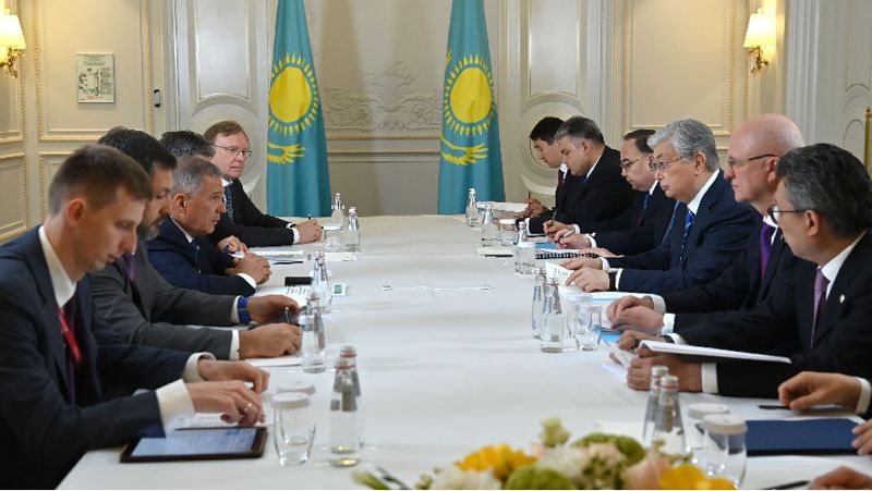 встреча Татарстан Казахстан Санкт-Петербург