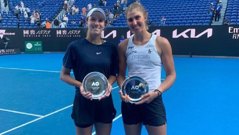 Данилина и Хаддад Майя Теннис Финал AusOpen-2022