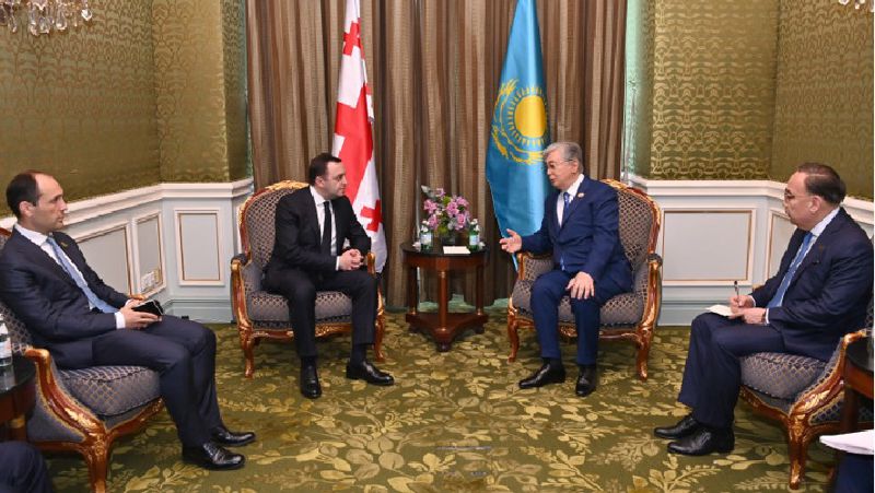 президент Токаев встретился с премьером Грузии Гарибашвили