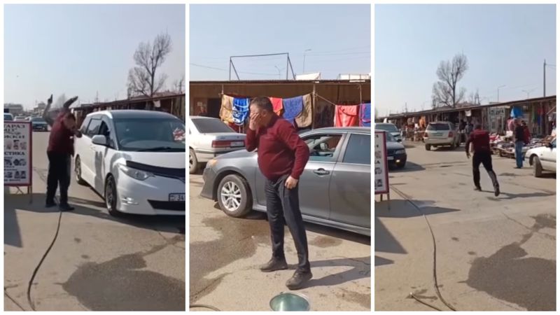 Алматы, рынок, конфликт Выстрелил в оппонента: конфликт двух мужчин попал на видео в Алматы