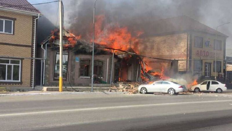 оружейный магазин пожар