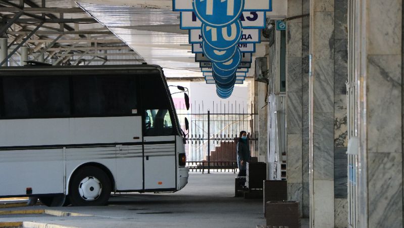 Автобусы с туристами из России, Казахстан 
